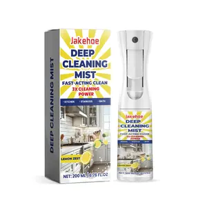 Jakehoe Kitchen Deep Cleaning Spray Kitchen Stove Range Hood Cleaning Oil Stain Remover Cleaner