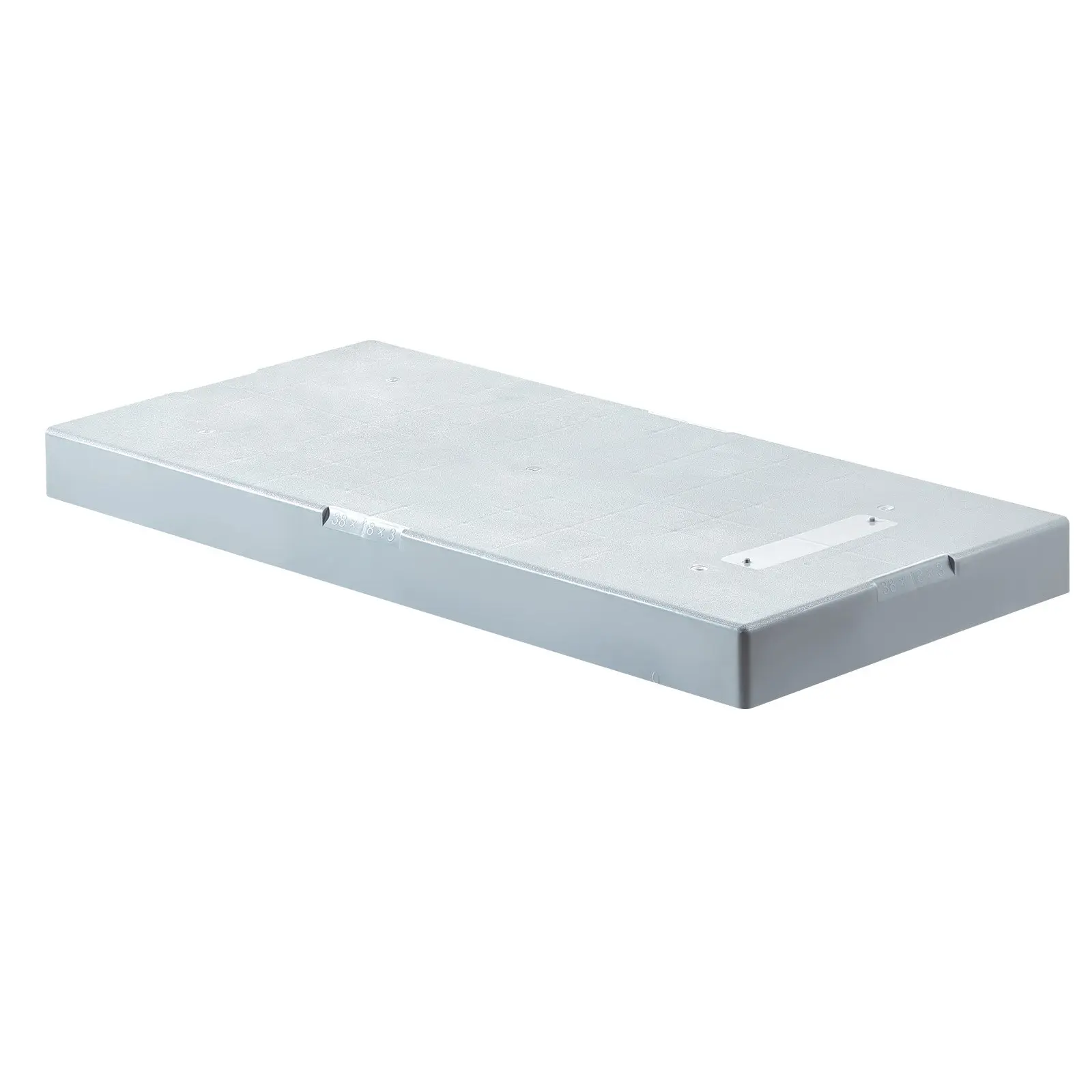 VEVOR Mini Split Pad, 38x18x3" Plastic Outdoor Condenser Anti-Vibration Pad, for 9000-36000BTU Ductless Air Conditioner Heat Pump Systems, Max 400lbs Load, Excellent Weather-Resistance, Increased Stability, Extend AC Lifespan