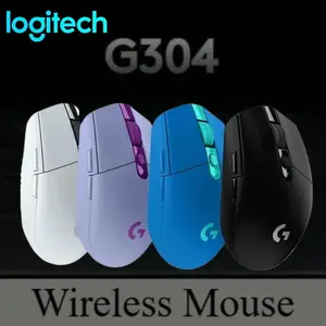 Logitech G304 Wireless Gaming Mouse with HERO Sensor, 12000 DPI, 6 Programmable Buttons and Long Battery Life for PC and Laptop Gamers