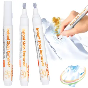 5Pcs Stain Bleach Pen, Portable Travel Bleach Pen for Clothing Stain Removal, Clothes Stain Remover Pen Grease Stain Remover, Wash-Free Laundry Clean Pen, Instantly Removes Stains