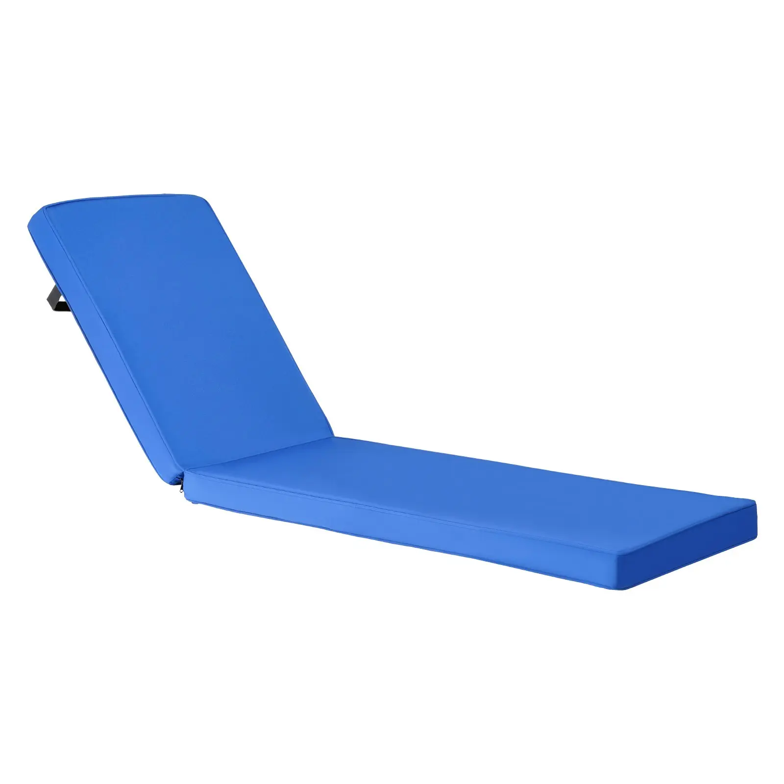 【Summerfinds】VEVOR Chaise Lounge Cushion, 72 x 21 x 3 in, Outdoor Lounge Chair Cushions, Waterproof & Fade-Resistant, Sun Lounger Replacement Cushions with Ties, Patio Lounger Pads for Pool Deck Lawn, Blue Lightweight Cushioning