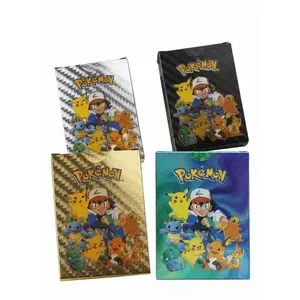 New MULTI COLOR 55Pcs Pokemon Cards Foil Card TCG GX Vmax GX Card Charizard Rare