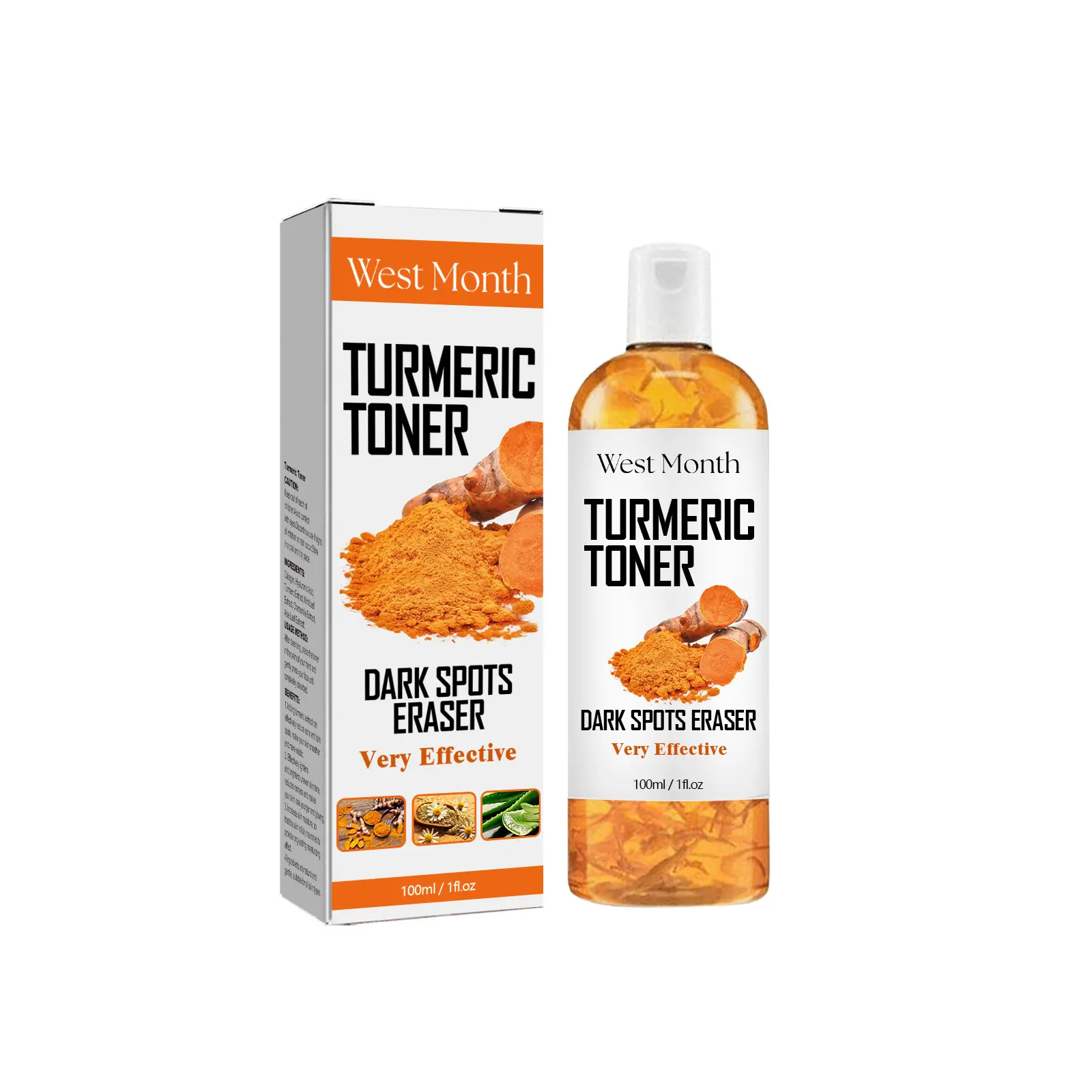 Turmeric Brightening Facial Toner for Dark Spots, Acne, and Redness - Daily Hydrating Moisturizer for a Smooth, Radiant Complexion - Unisex Skincare, Remedy For Dark Spots, Antibacterial, Youth