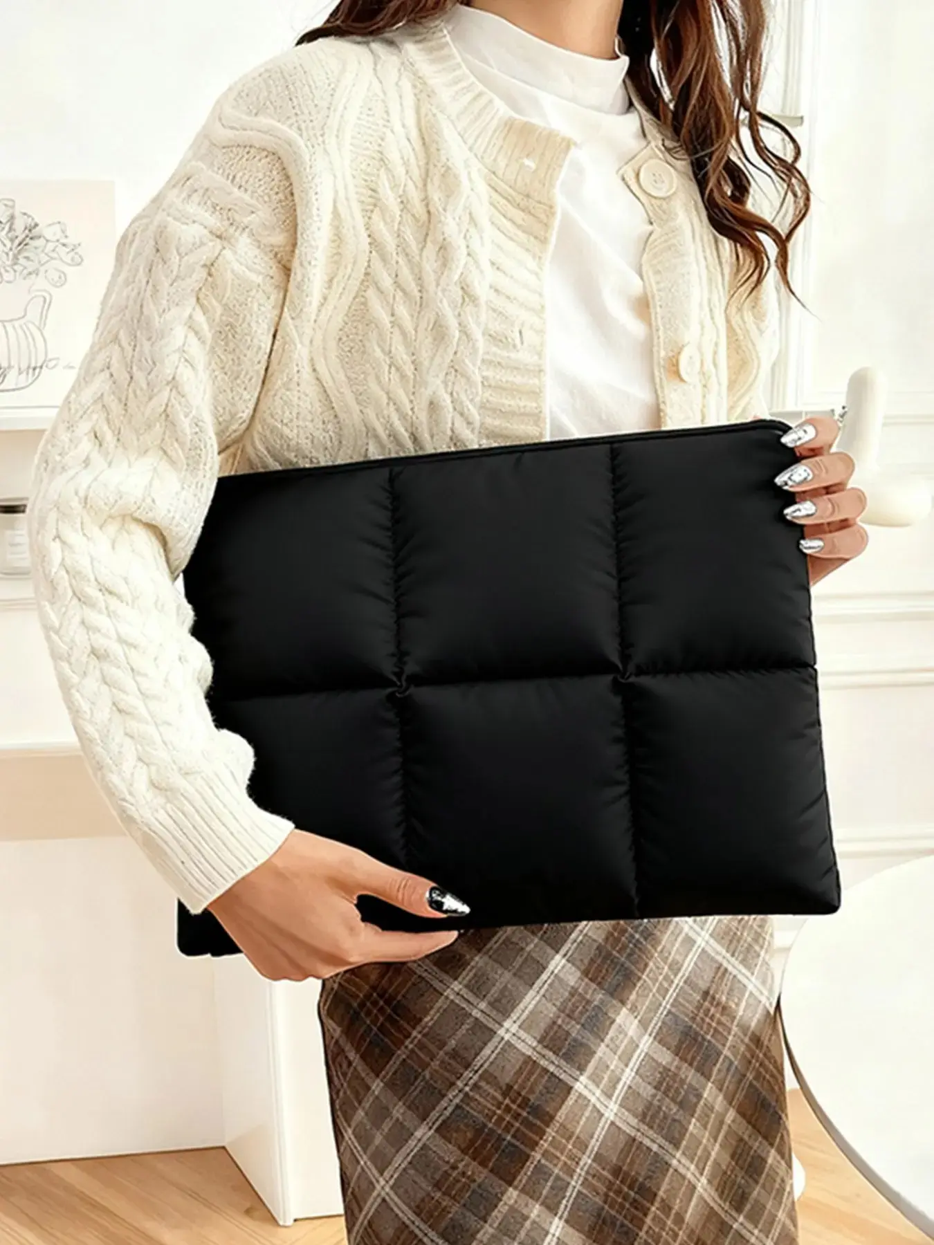 Shockproof Laptop Sleeve, Lightweight & Minimalist Design, Fits Various Laptop Sizes, Perfect for Daily Use & Travel, Lightweight Computer Bag, Laptop Bags