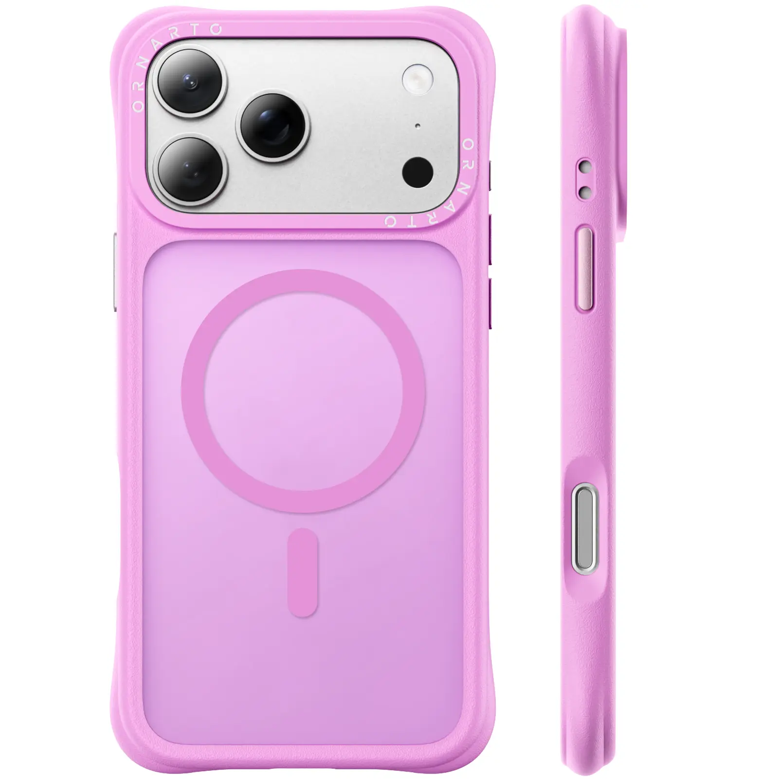 ORNARTO MagSafe Case for iPhone 17 16 Series – Airbuffer Gecko Grip, Strong Magnet, Military Grade Protection, Shockproof & Scratch Resistant, Translucent Phone Case