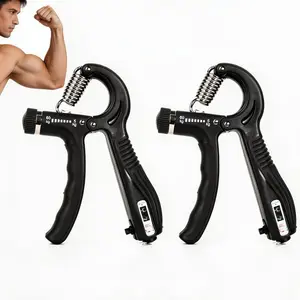 Workout Hand Gripper (11lbs-220lbs)(5-100KG) - Adjustable Resistance Grip Strengthener for Building Hand Strength, Muscle Recovery, and Endurance |   Perfect for Fitness Enthusiasts & Athletes |   Valentine's Day Gift for Building Hand Power & Wrist Stren