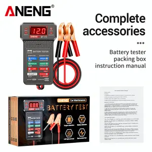 Spring sale Car Battery Tester,12V Digital AutomotiveBatteries Tester, Alternator Charging Analyzer,Voltmeterwith LCD Display and LED Indication, Voltage Indicator forCar Truck Motorcycle Electrical Tools