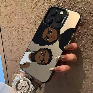 Anime The B-Boondocks Phone Cover Compatible with for iphone Models 17, 16E, 16, 15, 14, 13, 12, 11 Mini, Pro, Max, Air, X, XR, XSMAX, 8, And 7 Plus, Featuring a Matte for Drop Protection.
