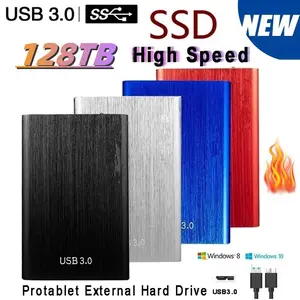 Portable external hard drives: 16 TB, 10 TB, 8 TB, 4 TB, 2 TB, 1 TB, high capacity.