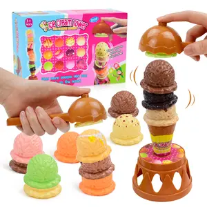 Montessori Ice Cream Play Set For 3+ Year Olds - 20PCS Pretend Play Food Toys With Cones - Role Play Kitchen Toys For Kid & Preschoolers - Enhance Fine Motor Skills - Perfect Birthday Christmas Gifts For Boys & Girls