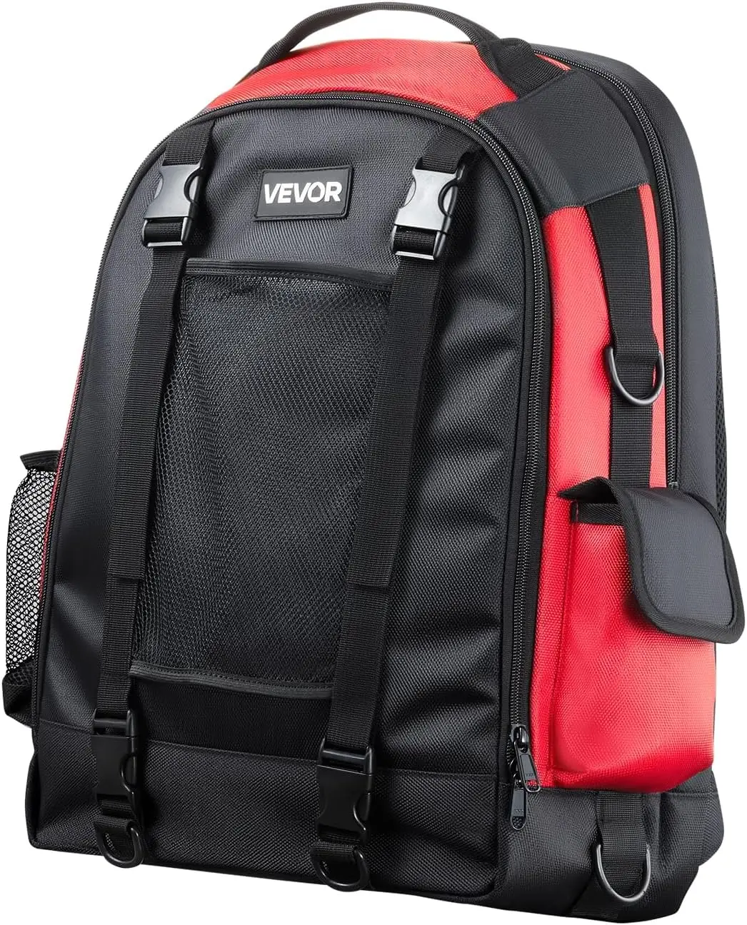 VEVOR Welding Backpack, 25.2L Welder Backpack for Tools and Helmet, 1680D High-Density Polyester Extreme Gear Pack with Helmet Bag, Multi-Purpose Gear Storage Bag for Welding, Outdoor Camping, Hiking