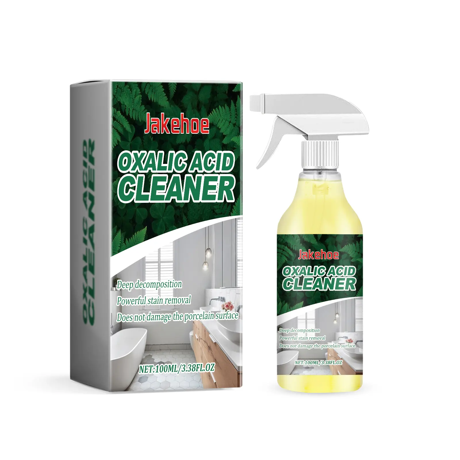 Jakehoe Oxalic Acid Cleaner Toilet Toilet Cleaning Stains Urine Stains Decontamination Cleaning Cleaner