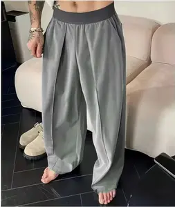 Men's casual fashion sweatpants, basic model, solid color, urban style, for casual wear