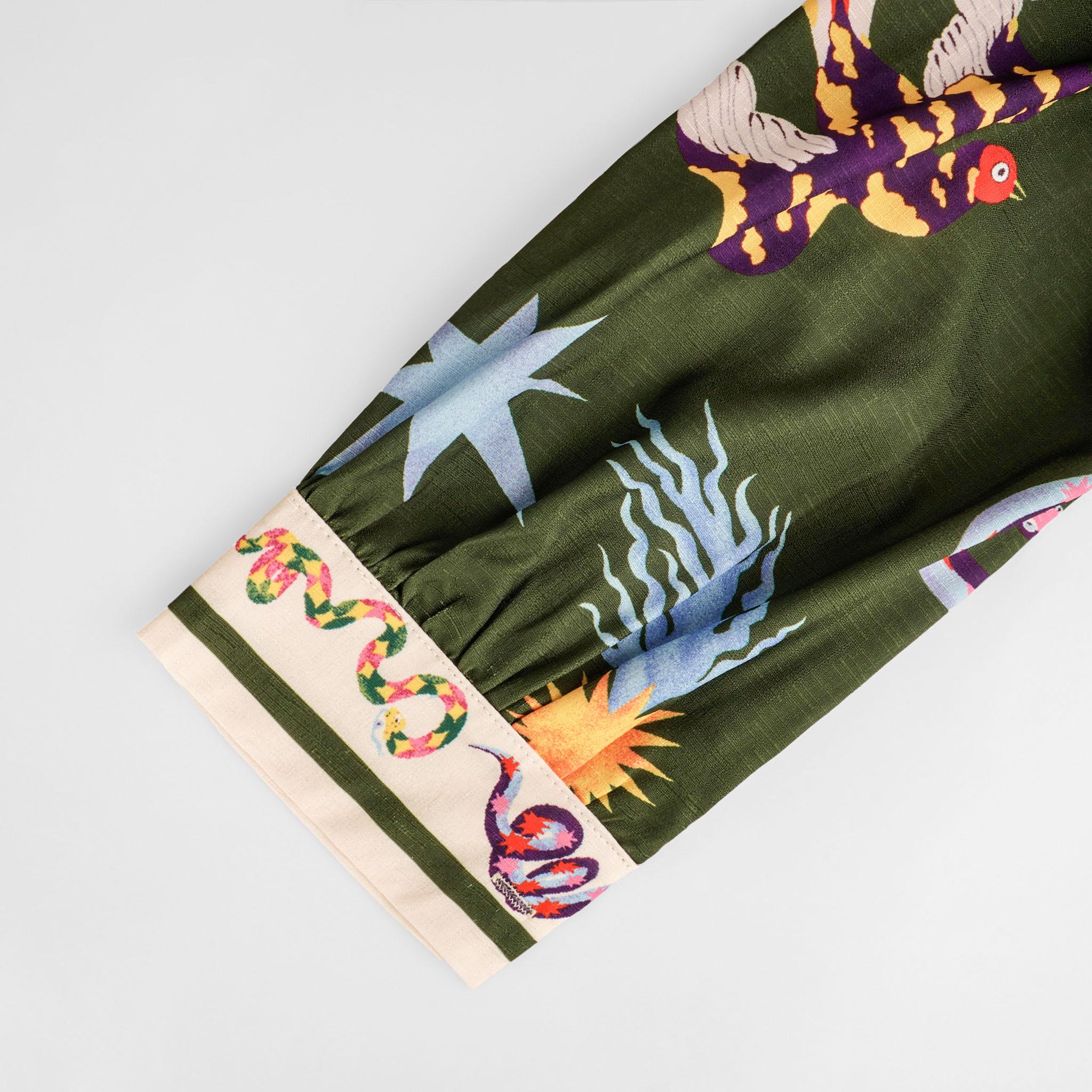 LikeMyChoice Women's Beauty Unique Print Long Sleeve Shirt & Elastic Waist Pants Set Casual Chic Breathable Fashion 2 Piece Outfit for Daily Wear 2 piece sets women outfits women matching sets women comfort sweat set Womenswear Clothes Loose