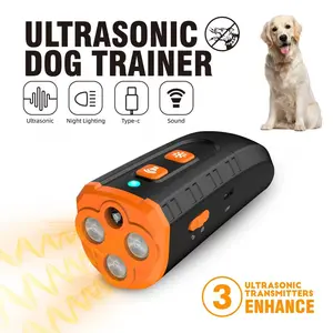 Dog Bark Deterrent Device Stops BadBehavior -No need yell or swat, Just point toa dog, Hit the button -Long-range ultrasonicanti bark tool